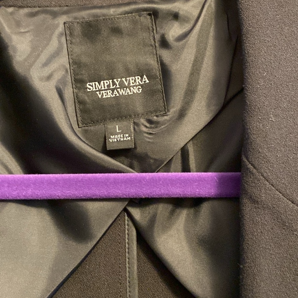 Simply Vera Vera Wang Black Blazer - Picture 6 of 14
